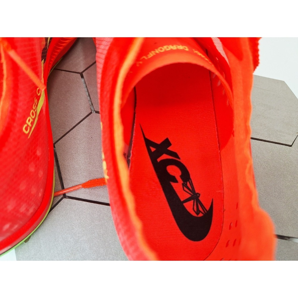 Nike ZoomX Dragonfly XC Cross Country Spikes Orange Volt Men Sz 12.5 Bag Spikes - Picture 7 of 10